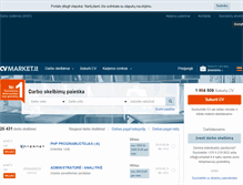 Tablet Screenshot of cvmarket.lt