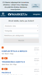 Mobile Screenshot of cvmarket.lv